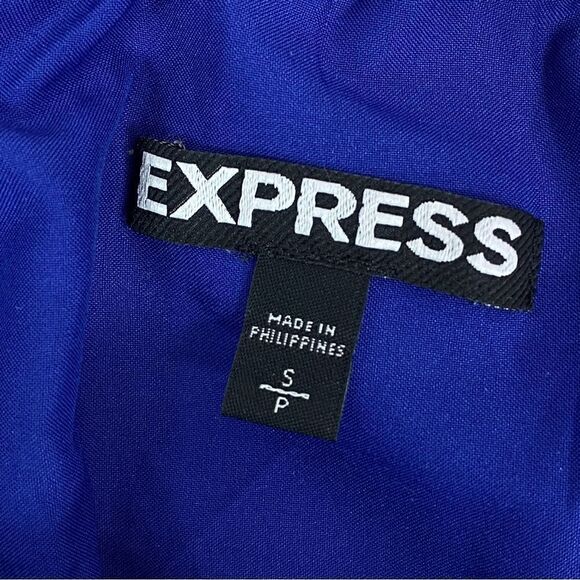 Express Paisley Tiered Ruffle Sleeveless Maxi Dress Purple Small - Picture 10 of 11